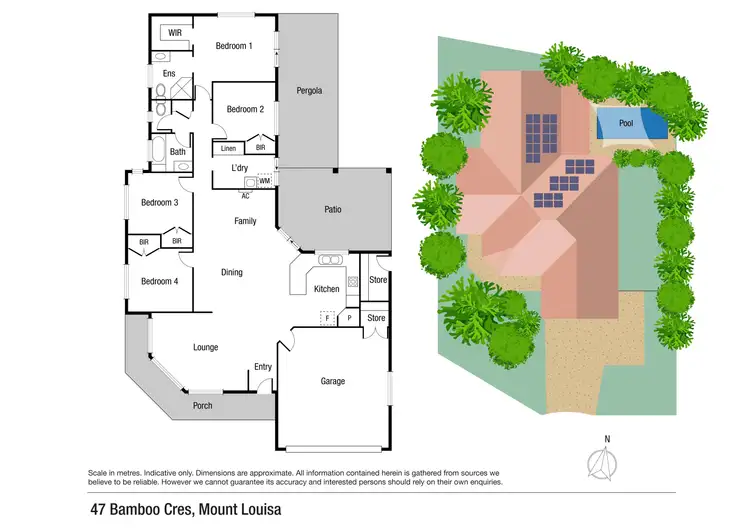 Floorplan of Homely house listing, 47 Bamboo Crescent, Mount Louisa QLD 4814