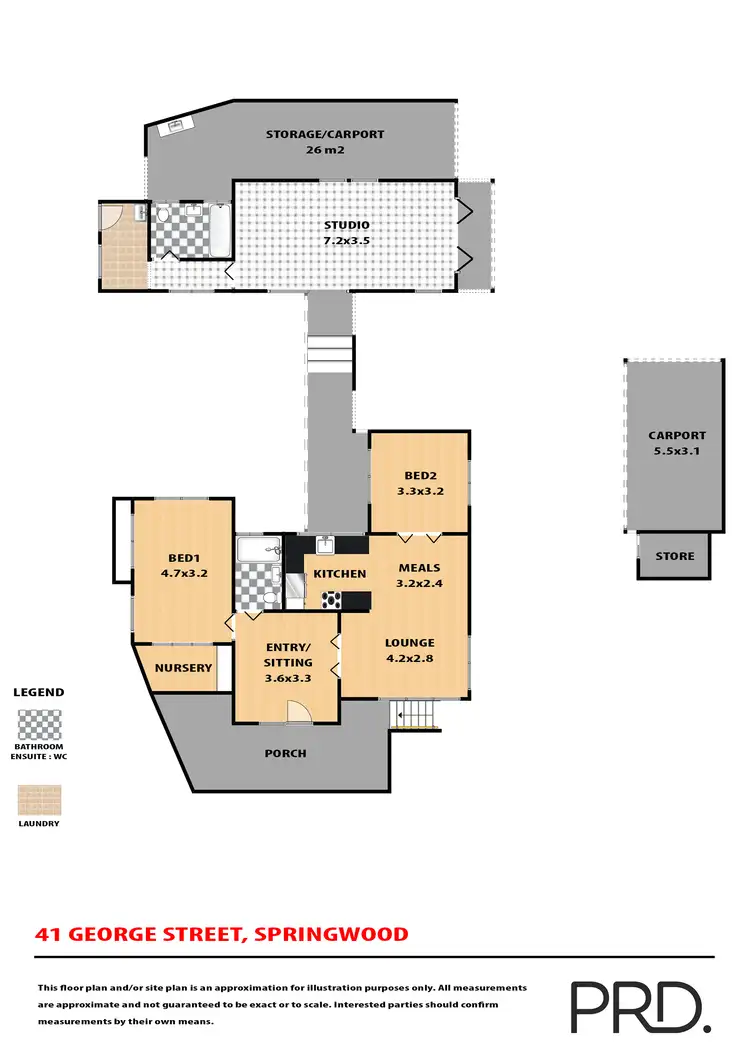 Floorplan of Homely house listing, 41 George Street, Springwood NSW 2777