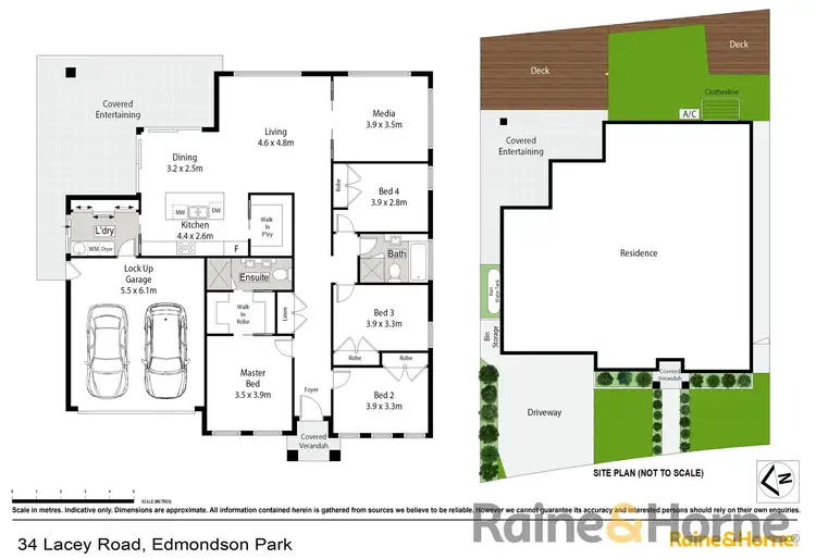 Floorplan of Homely house listing, 34 Lacey Road, Edmondson Park NSW 2174