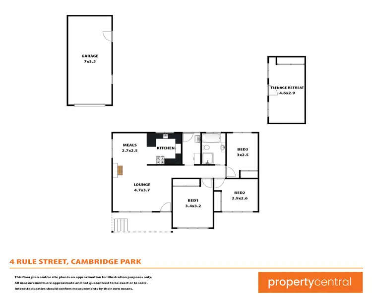 Floorplan of Homely house listing, 4 Rule Street, Cambridge Park NSW 2747