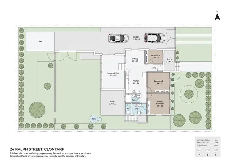 Floorplan of Homely house listing, 24 Ralph Street, Clontarf QLD 4019
