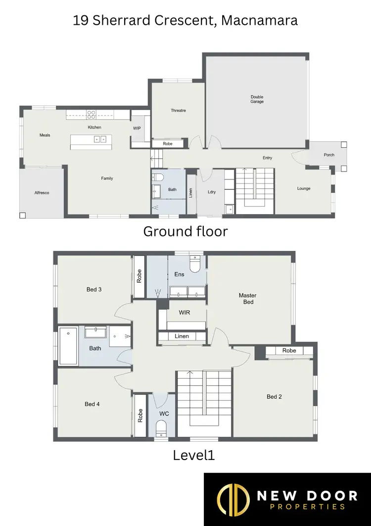 Floorplan of Homely house listing, 19 Sherrard Crescent, Macnamara ACT 2615