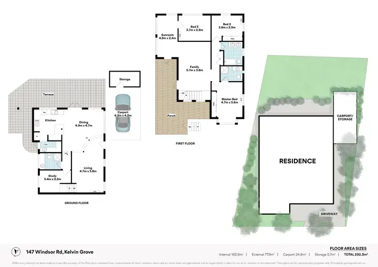 Floorplan of Homely house listing, 147 Windsor Road, Kelvin Grove QLD 4059