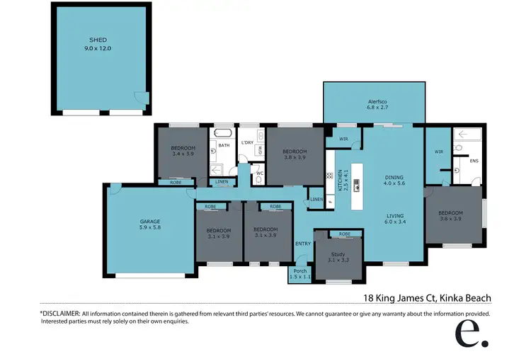 Floorplan of Homely house listing, 18 King James Court, Kinka Beach QLD 4703