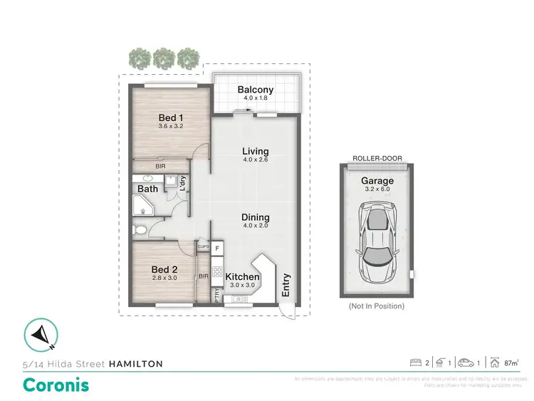 Floorplan of Homely unit listing, 5/14 Hilda Street, Hamilton QLD 4007