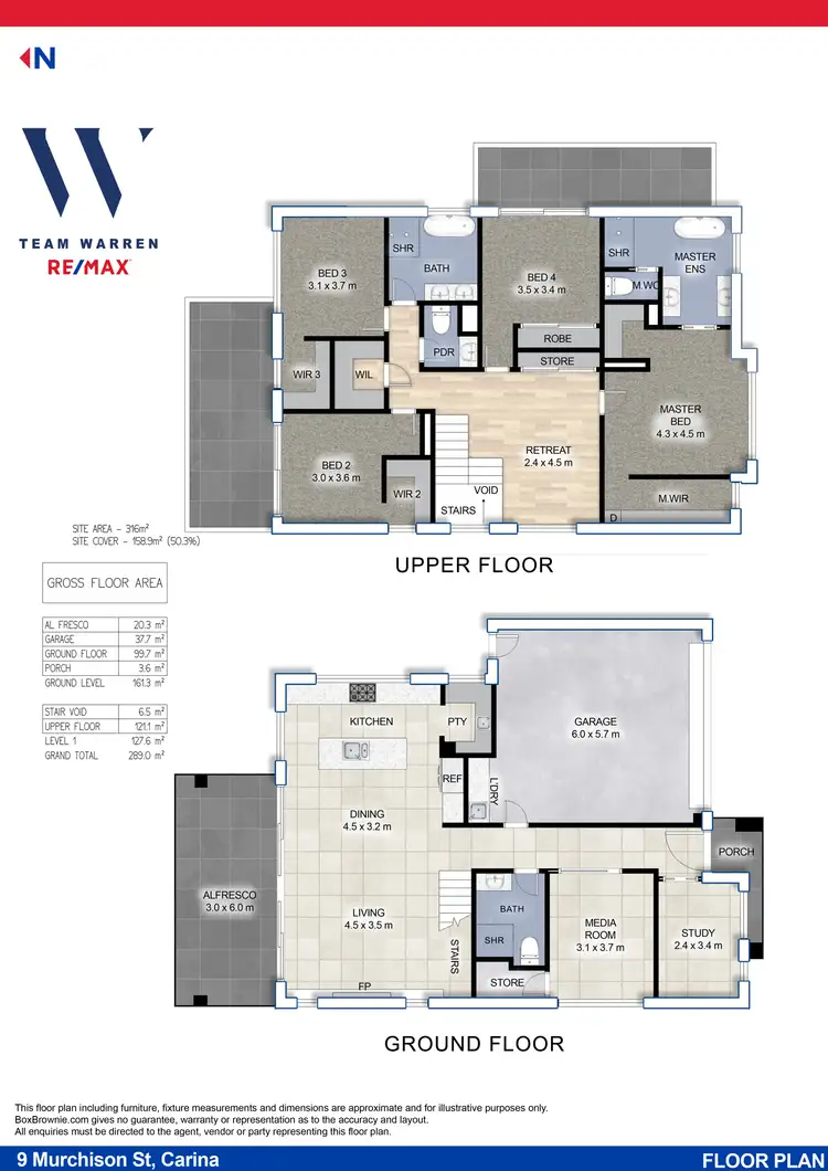Floorplan of Homely house listing, 9 Murchison Street, Carina QLD 4152