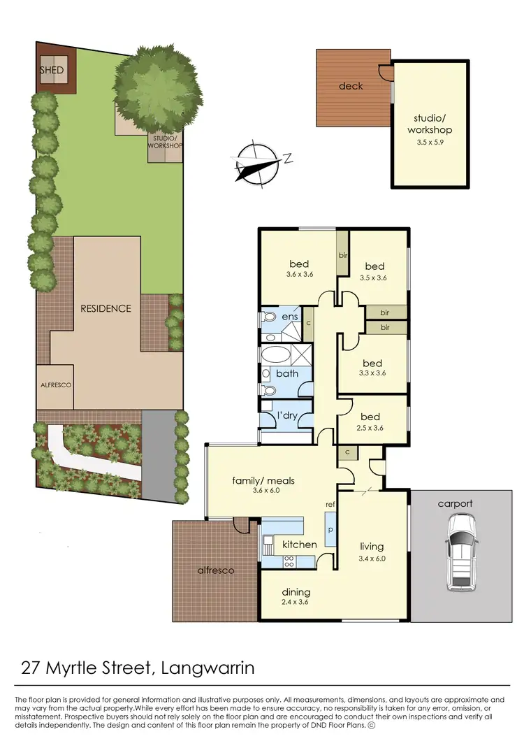 Floorplan of Homely house listing, 27 Myrtle Street, Langwarrin VIC 3910