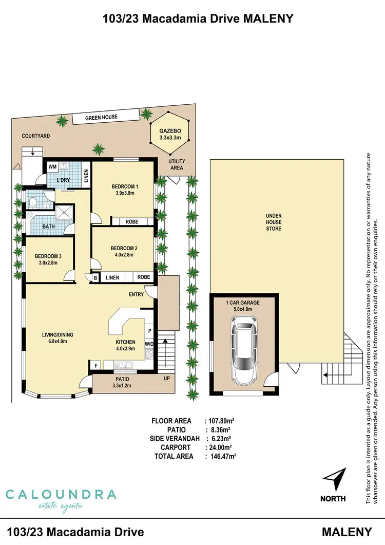 Floorplan of Homely house listing, 103/23 Macadamia Drive, Maleny QLD 4552