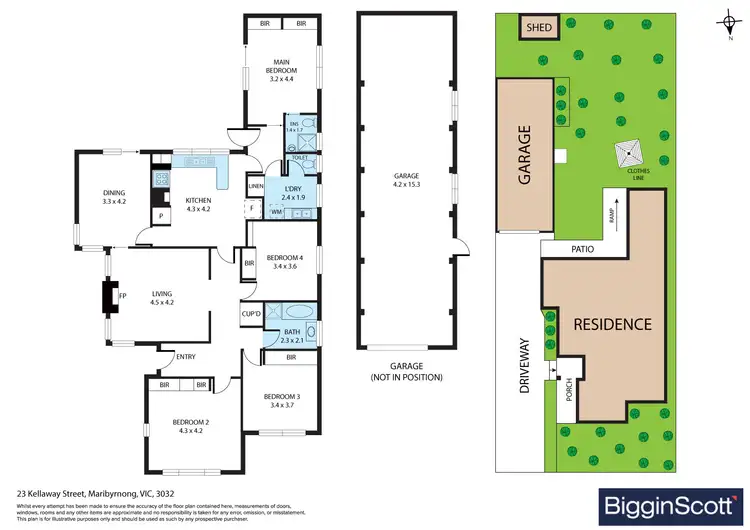 Floorplan of Homely house listing, 23 Kellaway Street, Maribyrnong VIC 3032