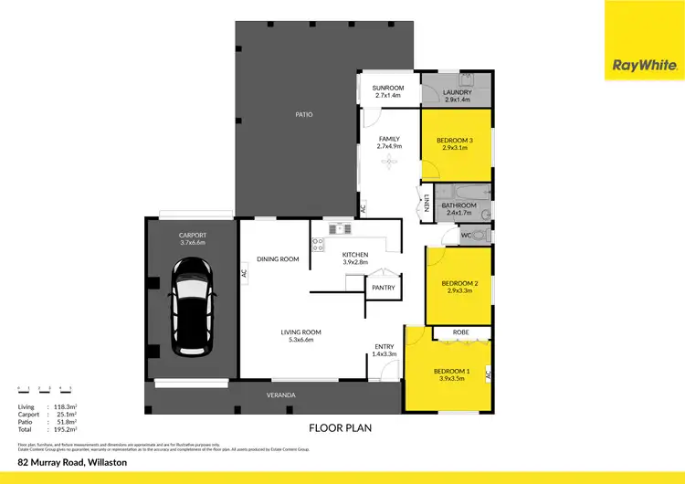 Floorplan of Homely house listing, 82 Murray Road, Willaston SA 5118