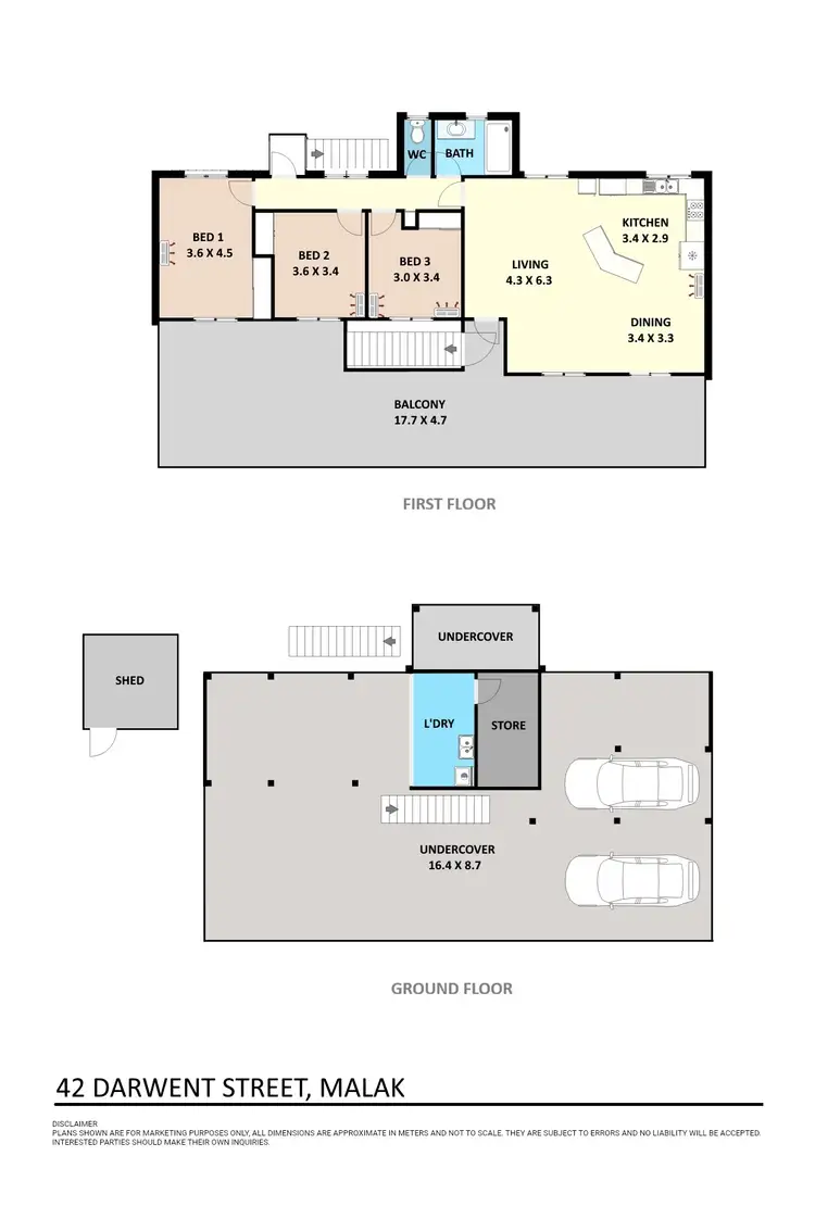 Floorplan of Homely house listing, 42 Darwent Street, Malak NT 812
