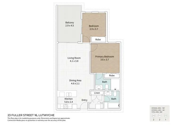 Floorplan of Homely unit listing, 16/23 Fuller Street, Lutwyche QLD 4030
