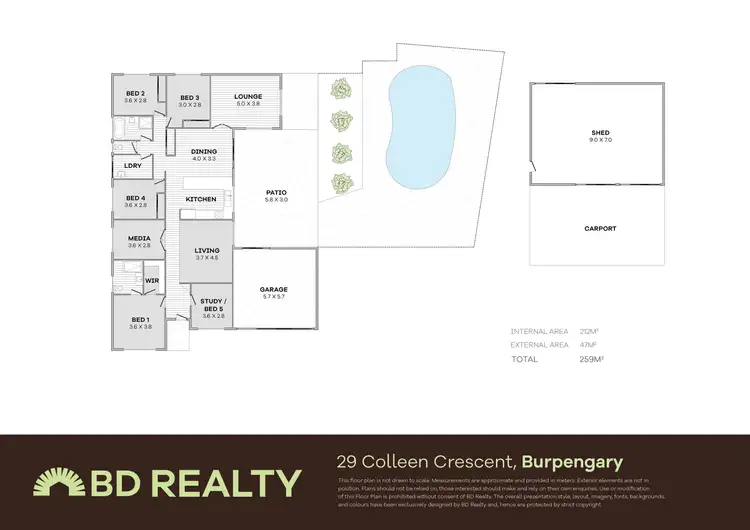 Floorplan of Homely house listing, 29 Colleen Crescent, Burpengary QLD 4505