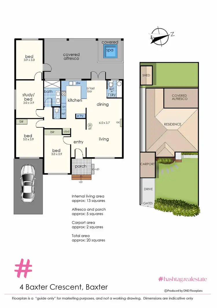 Floorplan of Homely house listing, 4 Baxter Crescent, Baxter VIC 3911