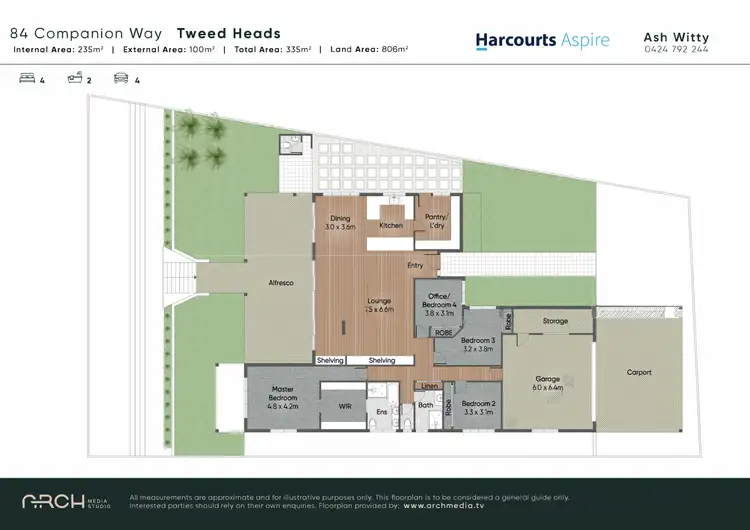 Floorplan of Homely house listing, 84 Companion Way, Tweed Heads NSW 2485
