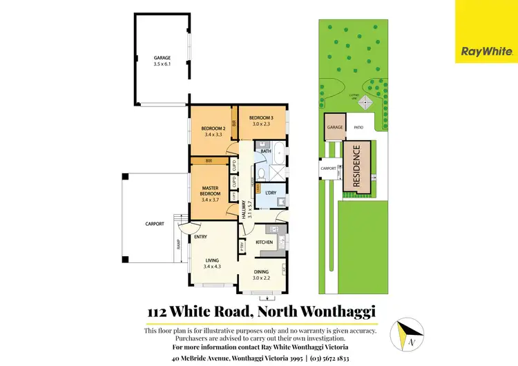 Floorplan of Homely house listing, 112 White Road, North Wonthaggi VIC 3995
