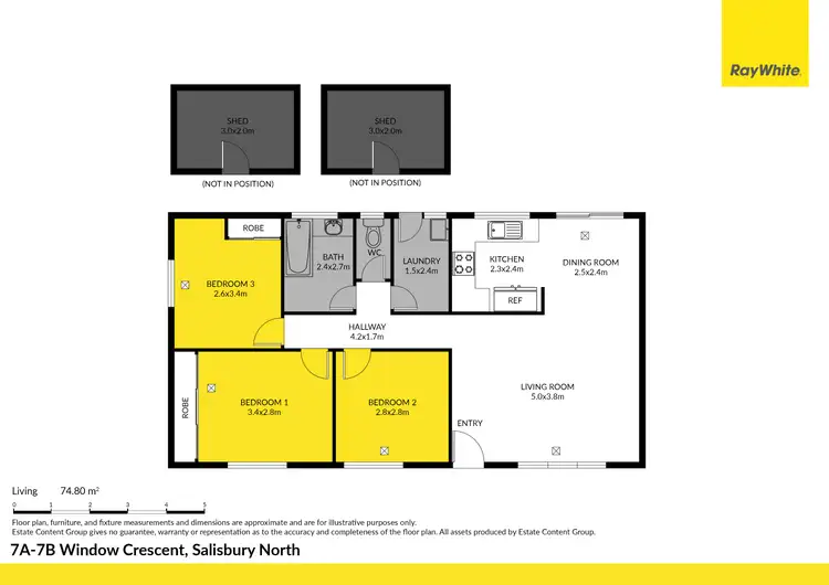 Floorplan of Homely house listing, 7A-7B Window Crescent, Salisbury North SA 5108