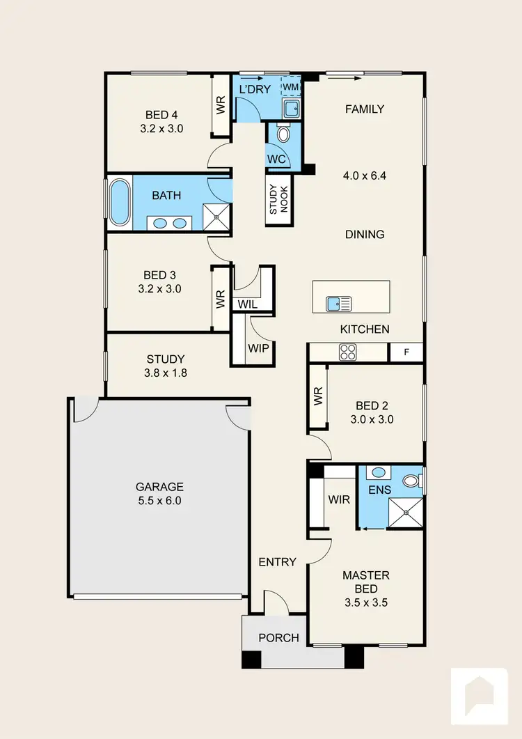 Floorplan of Homely house listing, 10 Sparrowhawk Crescent, Deanside VIC 3336