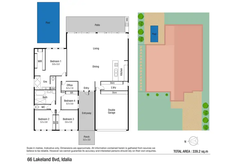 Floorplan of Homely house listing, 66 Lakeland Boulevard, Idalia QLD 4811