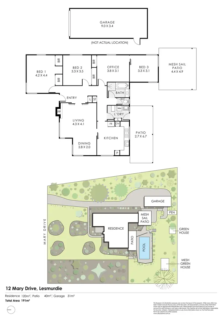 Floorplan of Homely house listing, 12 Mary Drive, Lesmurdie WA 6076