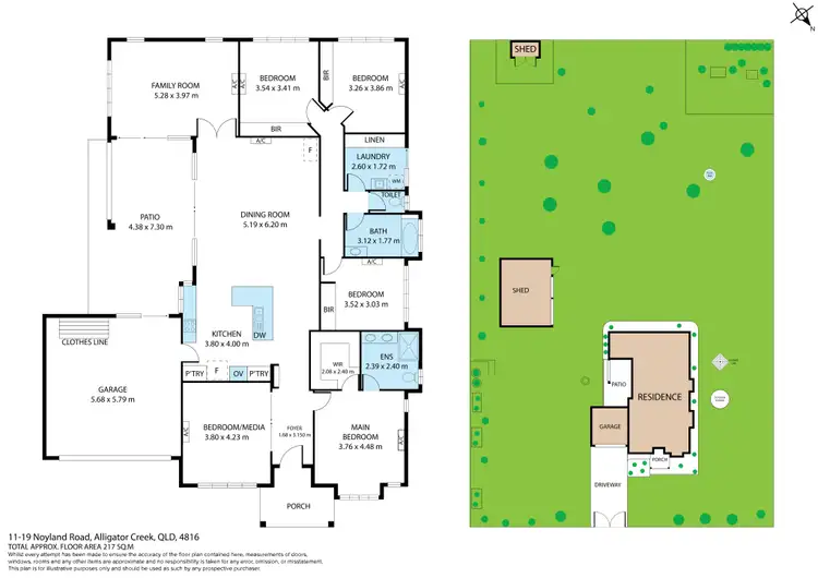 Floorplan of Homely house listing, 11-19 Noyland Road, Alligator Creek QLD 4816