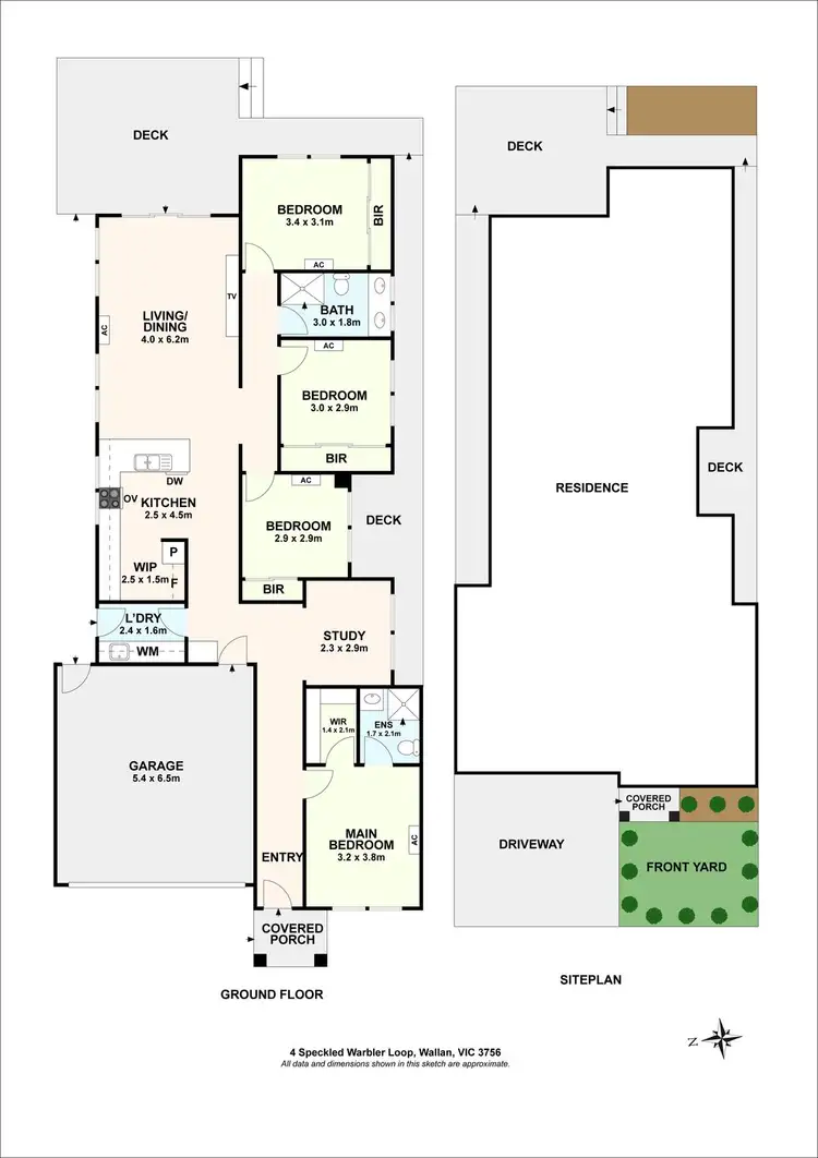 Floorplan of Homely house listing, 4 Speckled Warbler Loop, Wallan VIC 3756