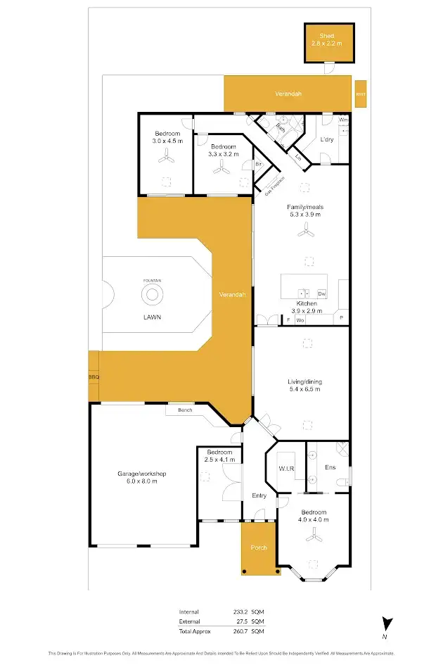 Floorplan of Homely house listing, 4 Broughton Avenue, Mitcham SA 5062
