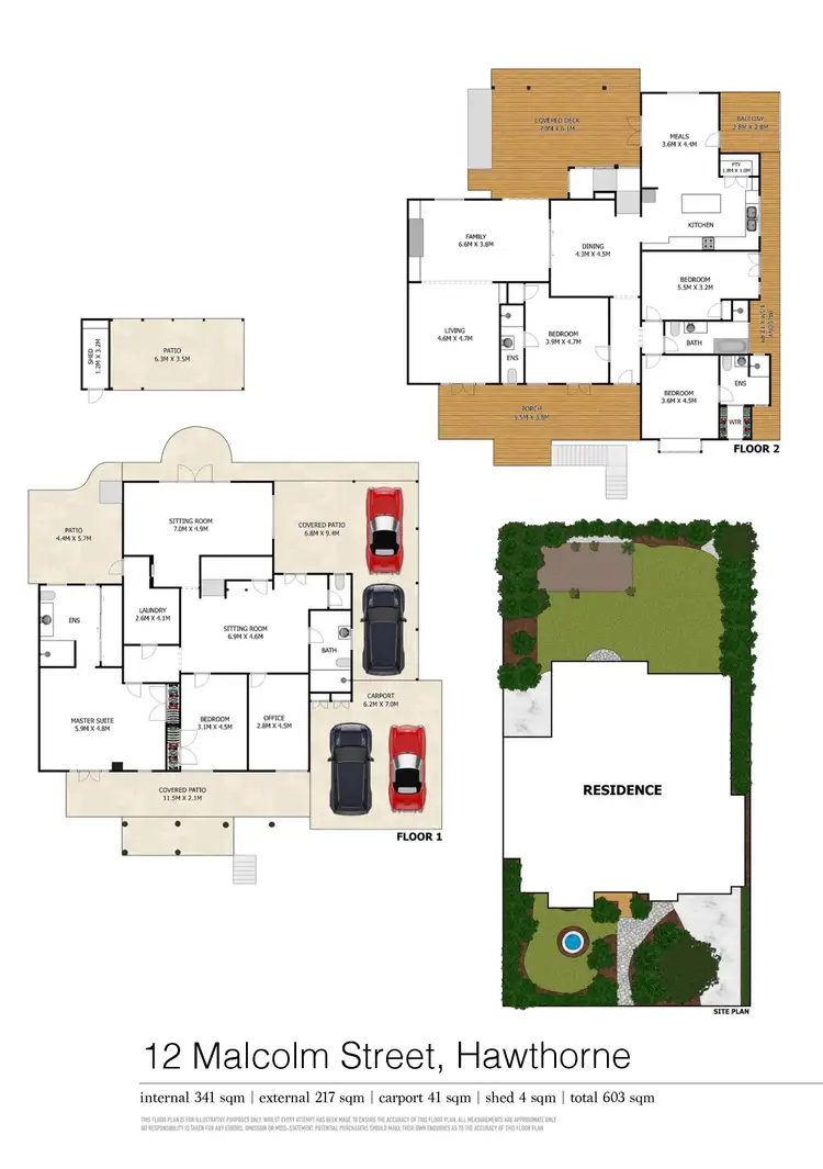 Floorplan of Homely house listing, 12 Malcolm Street, Hawthorne QLD 4171