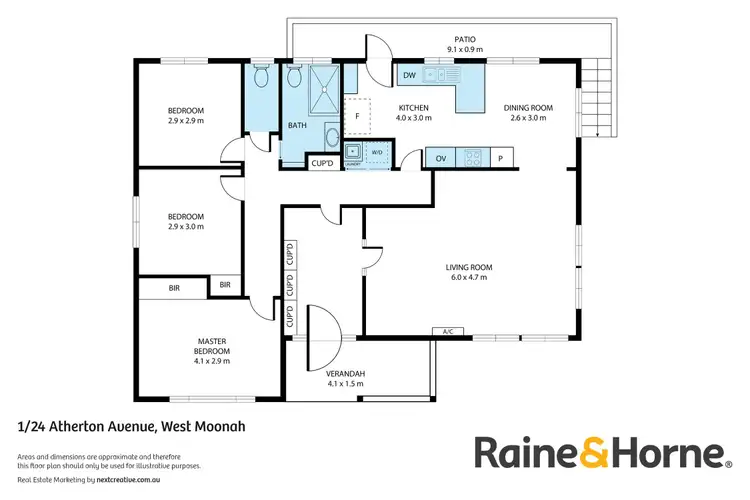 Floorplan of Homely unit listing, 1/24 Atherton Avenue, West Moonah TAS 7009