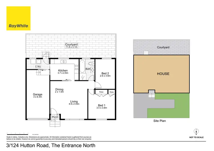 Floorplan of Homely villa listing, 3/124 Hutton Road, The Entrance North NSW 2261