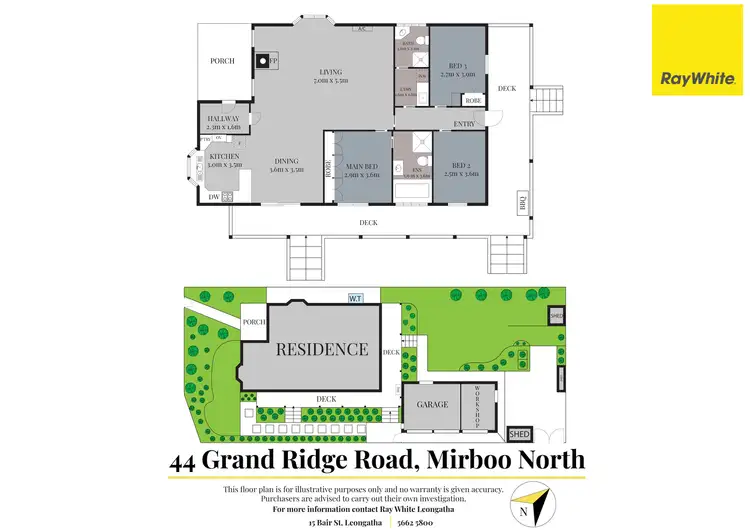 Floorplan of Homely house listing, 44 Grand Ridge West Road, Mirboo North VIC 3871