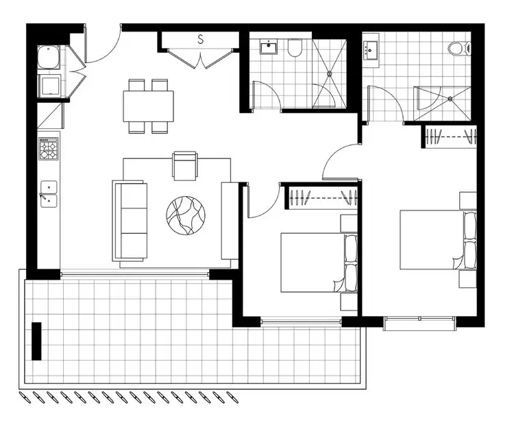 Floorplan of Homely apartment listing, 609/118 Princes Highway, Arncliffe NSW 2205