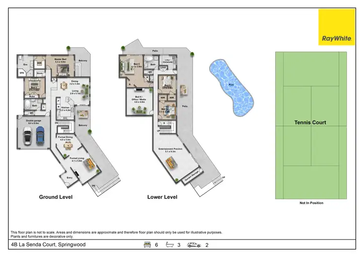 Floorplan of Homely house listing, 4B La Senda Court, Springwood QLD 4127