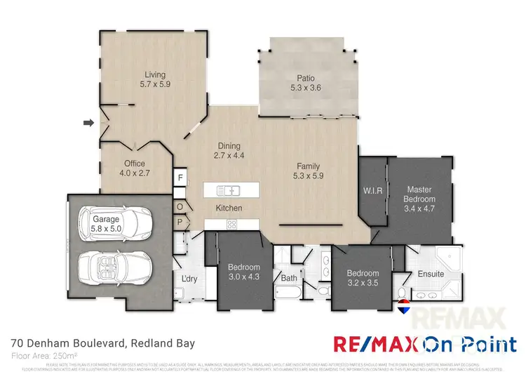 Floorplan of Homely house listing, 70 Denham Boulevard, Redland Bay QLD 4165