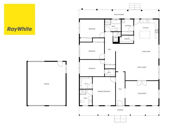 Floorplan of Homely house listing, 14 Maxfield Street, Longwood VIC 3665