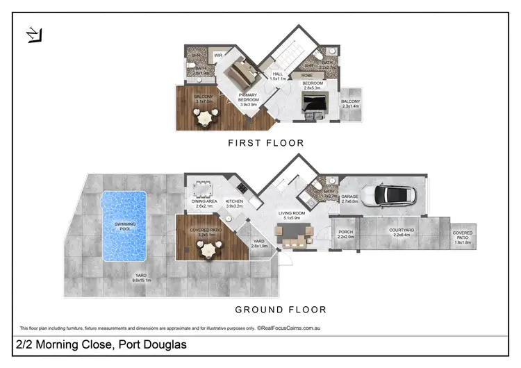Floorplan of Homely townhouse listing, 2/2 Morning Close, Port Douglas QLD 4877