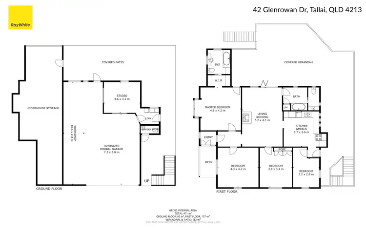 Floorplan of Homely house listing, 42 Glenrowan Drive, Tallai QLD 4213