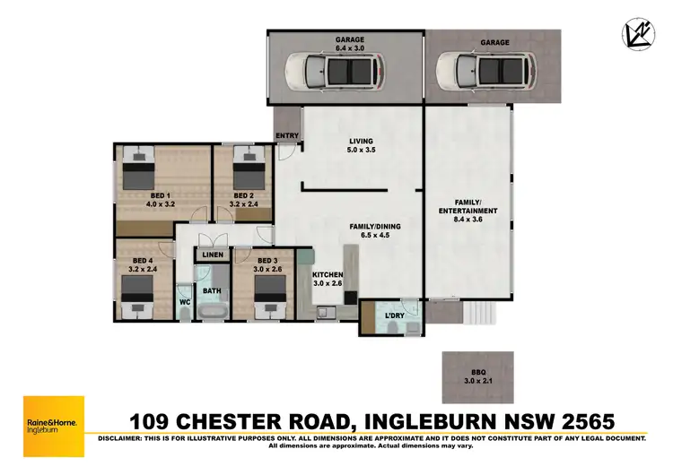 Floorplan of Homely house listing, 109 Chester Road, Ingleburn NSW 2565