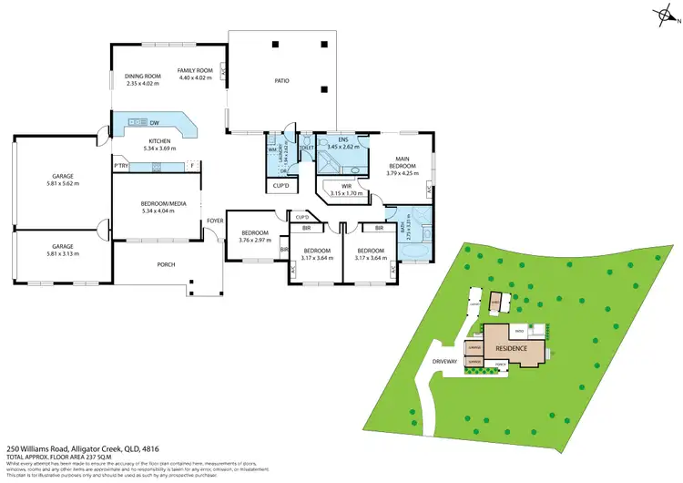 Floorplan of Homely house listing, 250 Williams Road, Alligator Creek QLD 4816