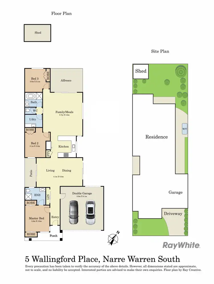 Floorplan of Homely house listing, 5 Wallingford Place, Narre Warren South VIC 3805