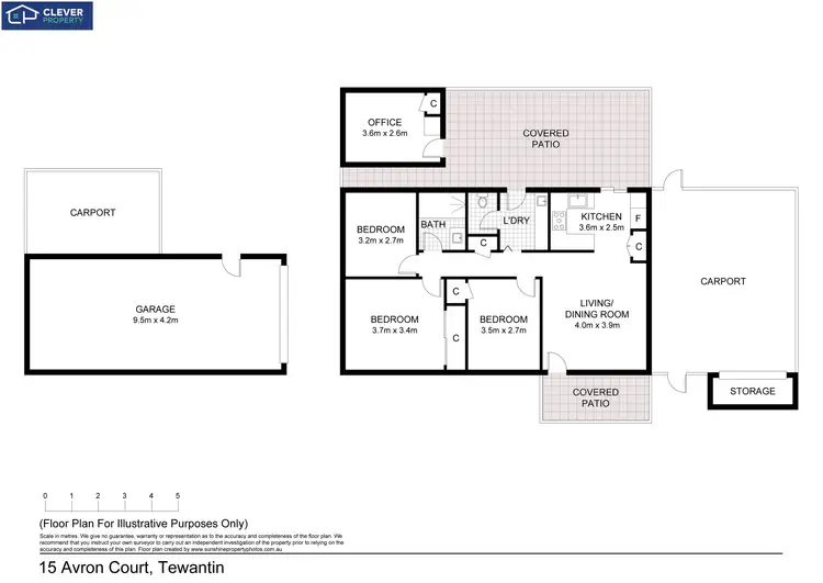 Floorplan of Homely house listing, 15 Avron Court, Tewantin QLD 4565