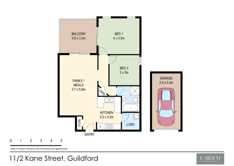 Floorplan of Homely unit listing, 11/2-4 Kane Street, Guildford NSW 2161