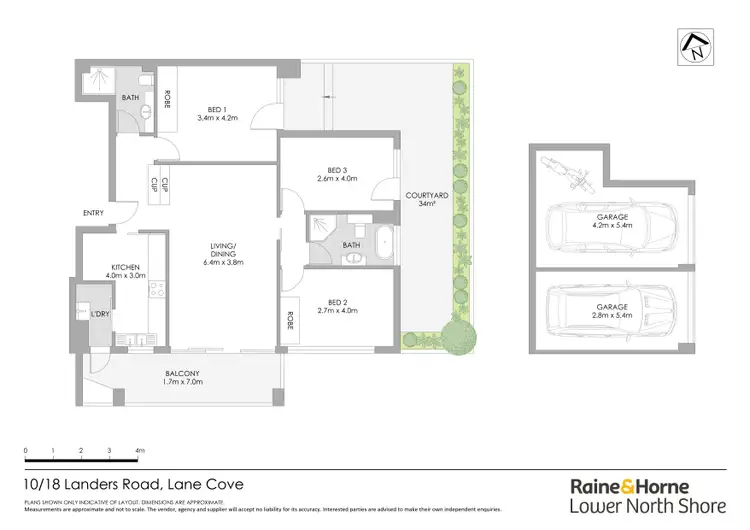 Floorplan of Homely apartment listing, 10/18-20 Landers Road, Lane Cove NSW 2066