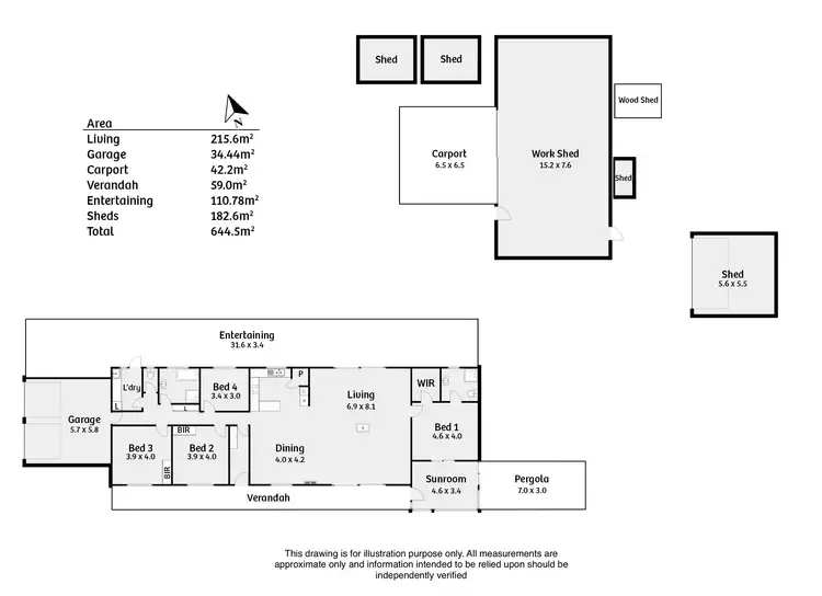 Floorplan of Homely house listing, 2513 Strathalbyn Road, Macclesfield SA 5153