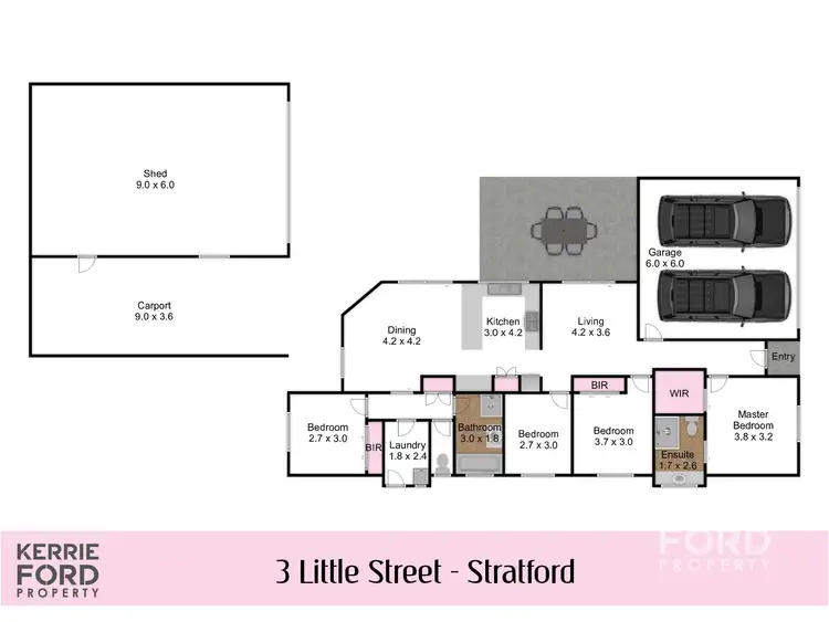 Floorplan of Homely house listing, 3 Little Street, Stratford VIC 3862