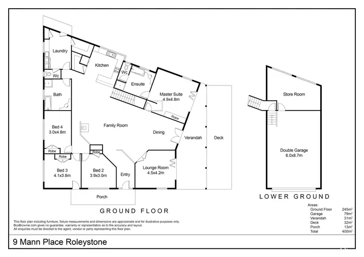 Floorplan of Homely house listing, 9 Mann Place, Roleystone WA 6111