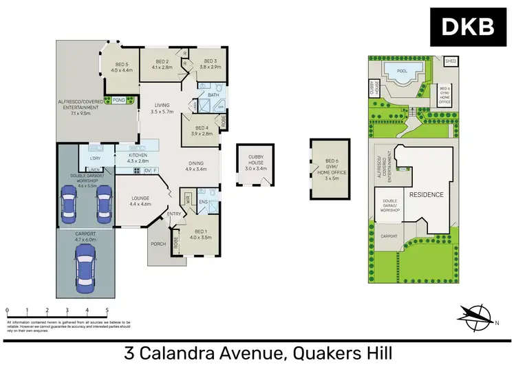 Floorplan of Homely house listing, 3 Calandra Avenue, Quakers Hill NSW 2763