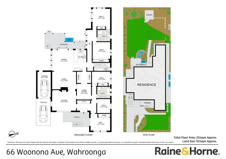 Floorplan of Homely house listing, 66 Woonona Avenue, Wahroonga NSW 2076