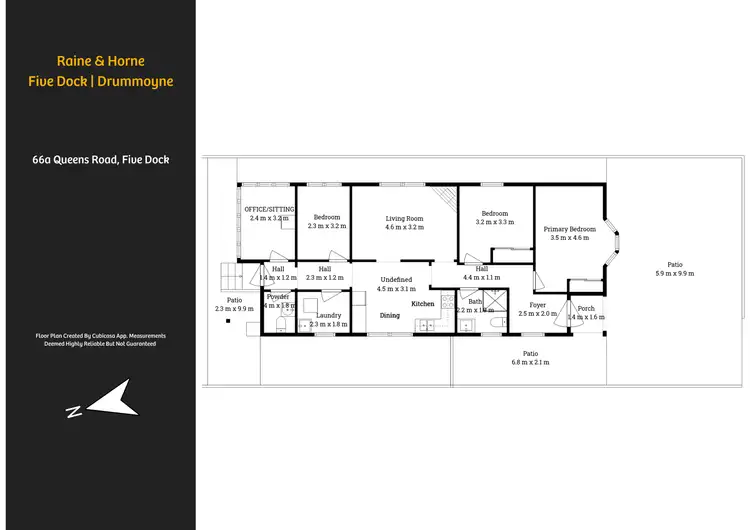Floorplan of Homely house listing, 66a Queens Road, Five Dock NSW 2046
