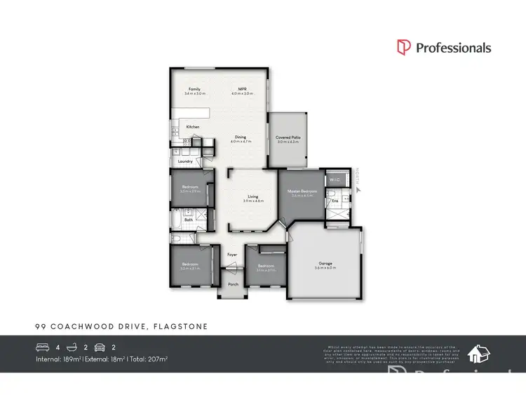 Floorplan of Homely house listing, 99 Coachwood Drive, Flagstone QLD 4280